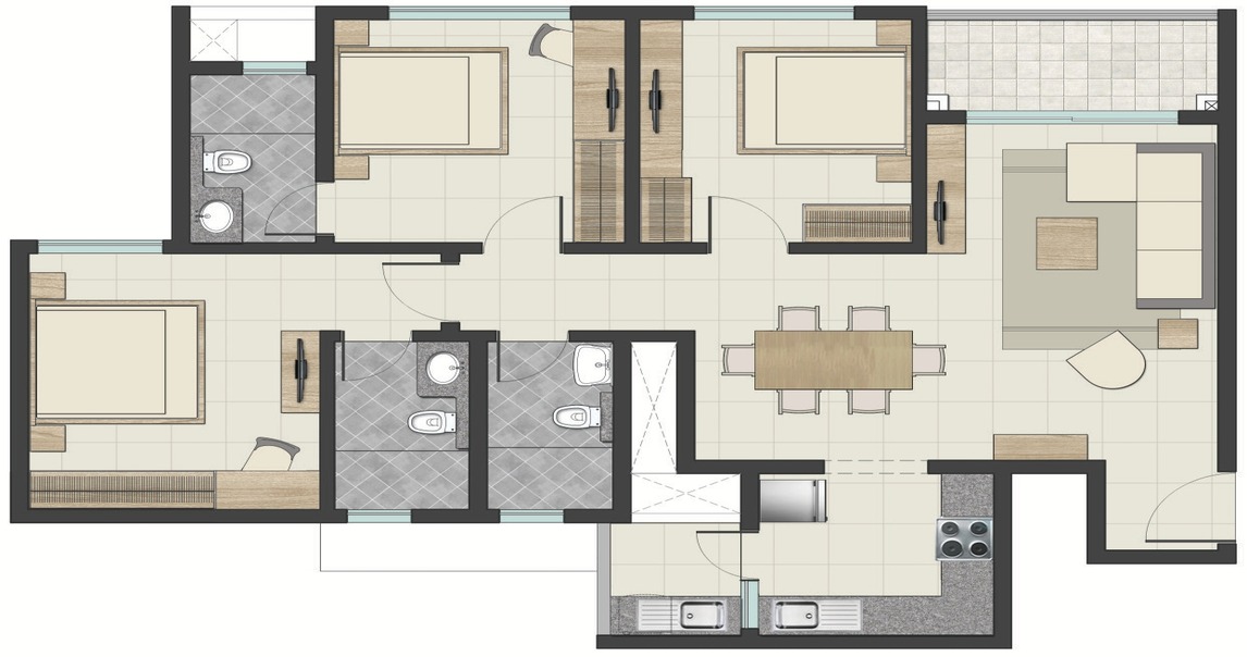 flats in Sobha Townpark